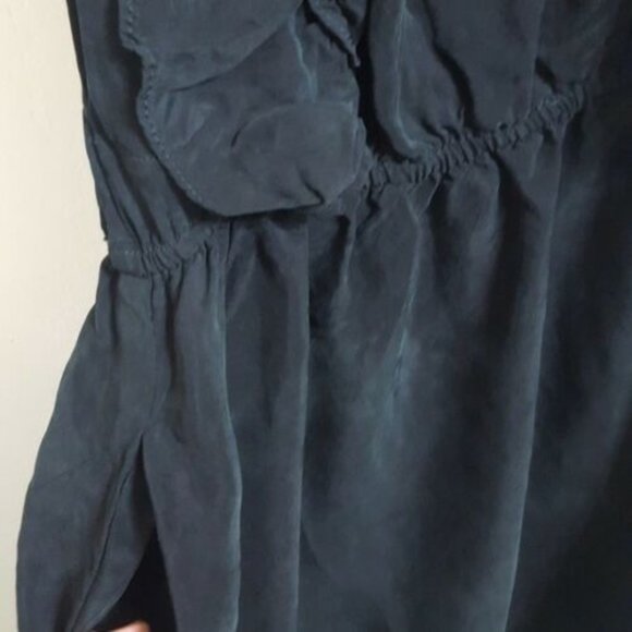 Objects Without Meaning Small Black Ruffle Dress Sleeveless GUC - Picture 3 of 8